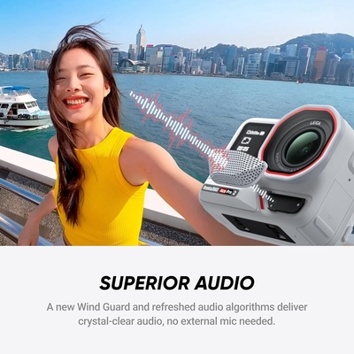 INSTA 360 ACE PRO 2 8K AI-POWERED ACTION CAMERA WITH SINGLE BATTERY WHITE CINSBBGA - Image 9