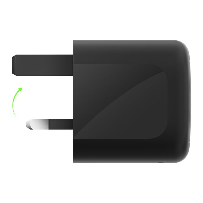 BELKIN BOOST CHARGE PRO DUAL USB C 67W GAN WALL CHARGER BLACK WCH020MYBK - Image 4