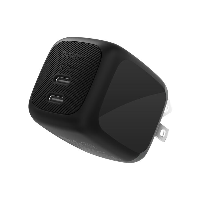 BELKIN BOOST CHARGE PRO DUAL USB C 67W GAN WALL CHARGER BLACK WCH020MYBK - Image 2