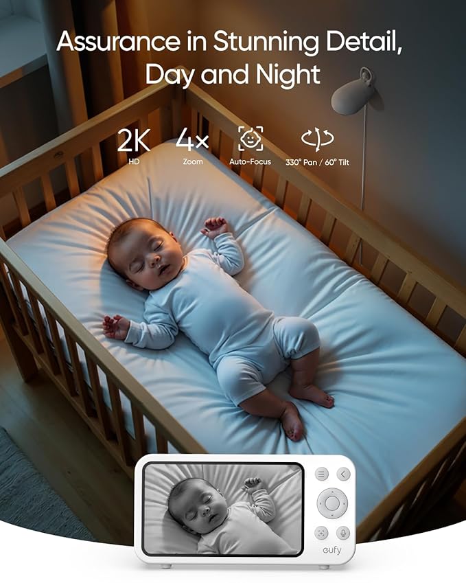 EUFY CAM E20 BABY MONITOR WHITE E8352221 - Image 3