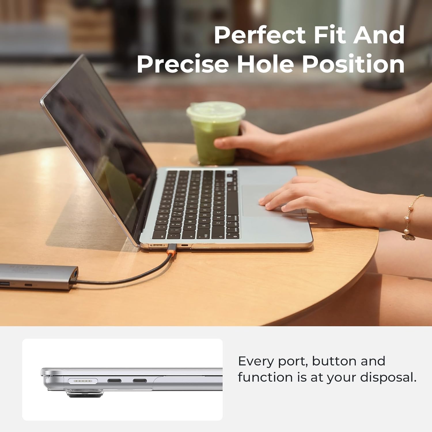 MACBOOK AIR 13 INCH HARDSHELL CASE CLEAR - Image 5