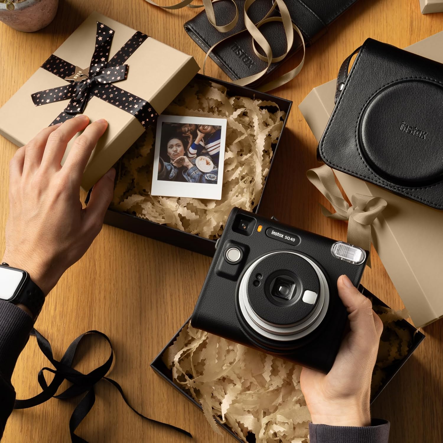 FUJIFILM INSTAX SQUARE SQ 40 INSTANT CAMERA BLACK - Image 5