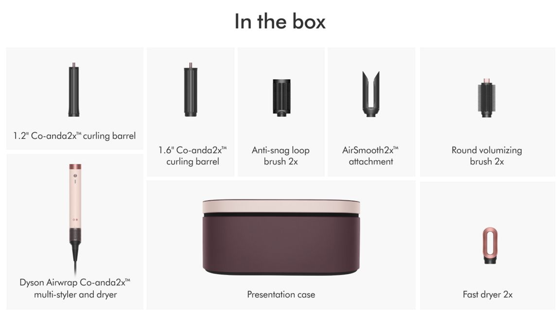 DYSON AIRWRAP COANDA2X MULTI-STYLER AND DRYER STRAIGHT+WAVY AMBER SILK HS09 - Image 8