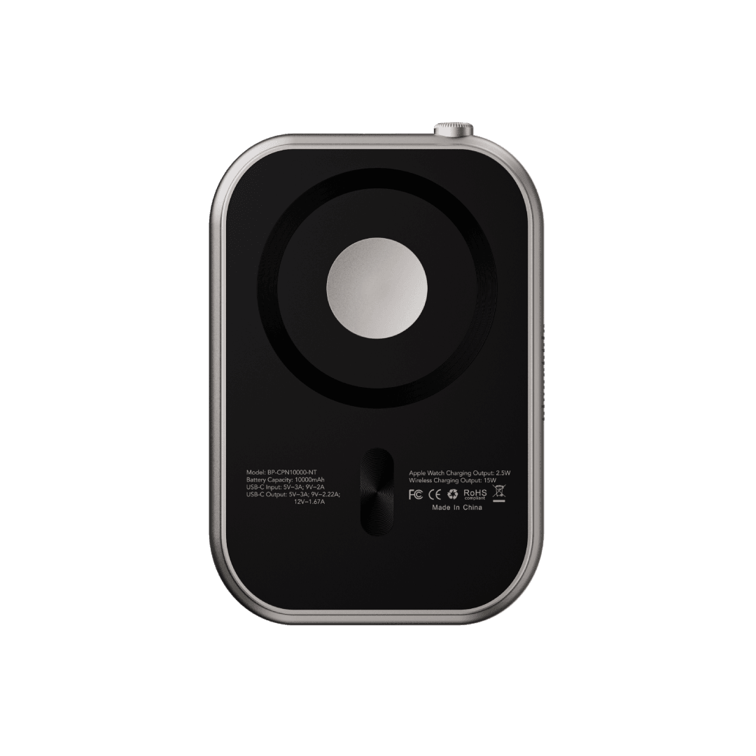 BLUPEBBLE COREPOD FUSION 10000MAH POWERBANK WITH MAGSAFE BLACK BP-CPFUSION10000-BK - Image 4