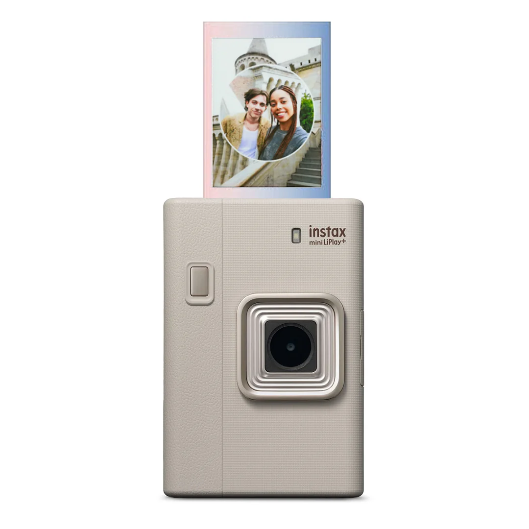 FUJIFILM INSTAX MINI LIPLAY PLUS HYBRID INSTANT CAMERA SAND BEIGE - Image 6