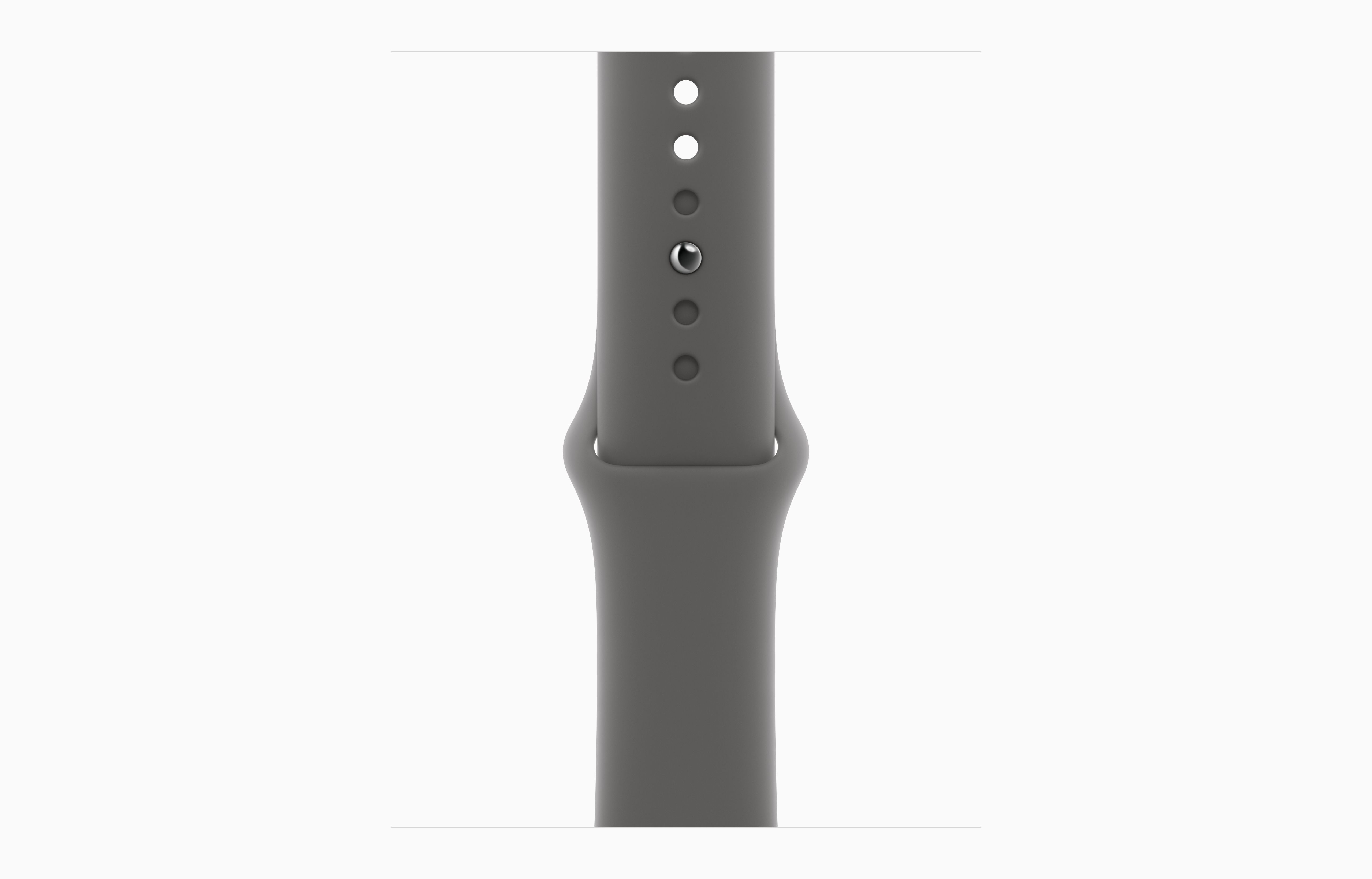 APPLE WATCH SERIES 11 GPS + CELLULAR 42MM NATURAL TITANIUM CASE WITH STONE GRAY SPORT BAND M-L MF8N4 - Image 3