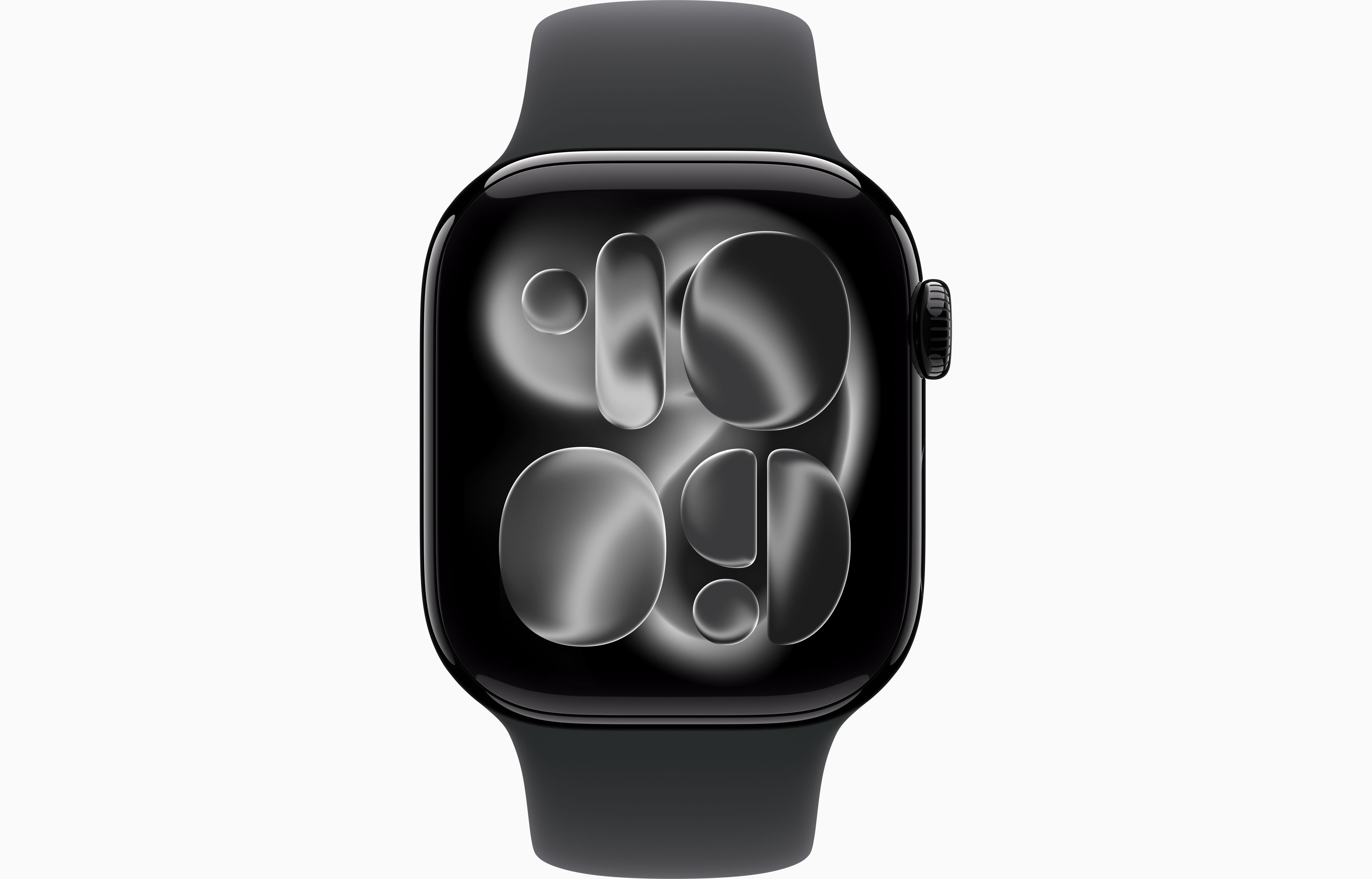 APPLE WATCH SERIES 11 GPS + CELLULAR 42MM JET BLACK ALUMINUM CASE WITH BLACK SPORT BAND ML MF834 - Image 2