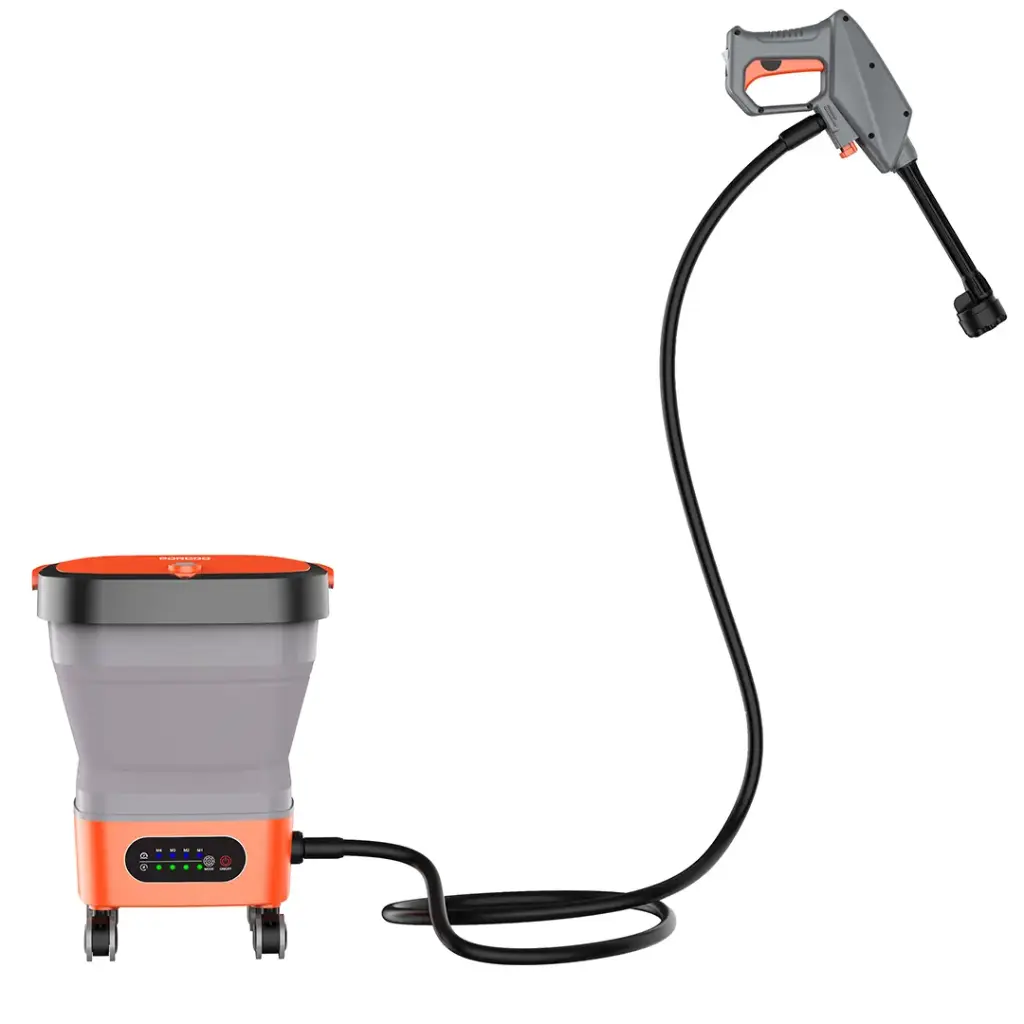 PORODO AQUASPRAY MULTIFUNCTIONAL PRESSURE WASHER FOLDABLE AND PORTABLE ORANGE PDPCWFWTOG - Image 2