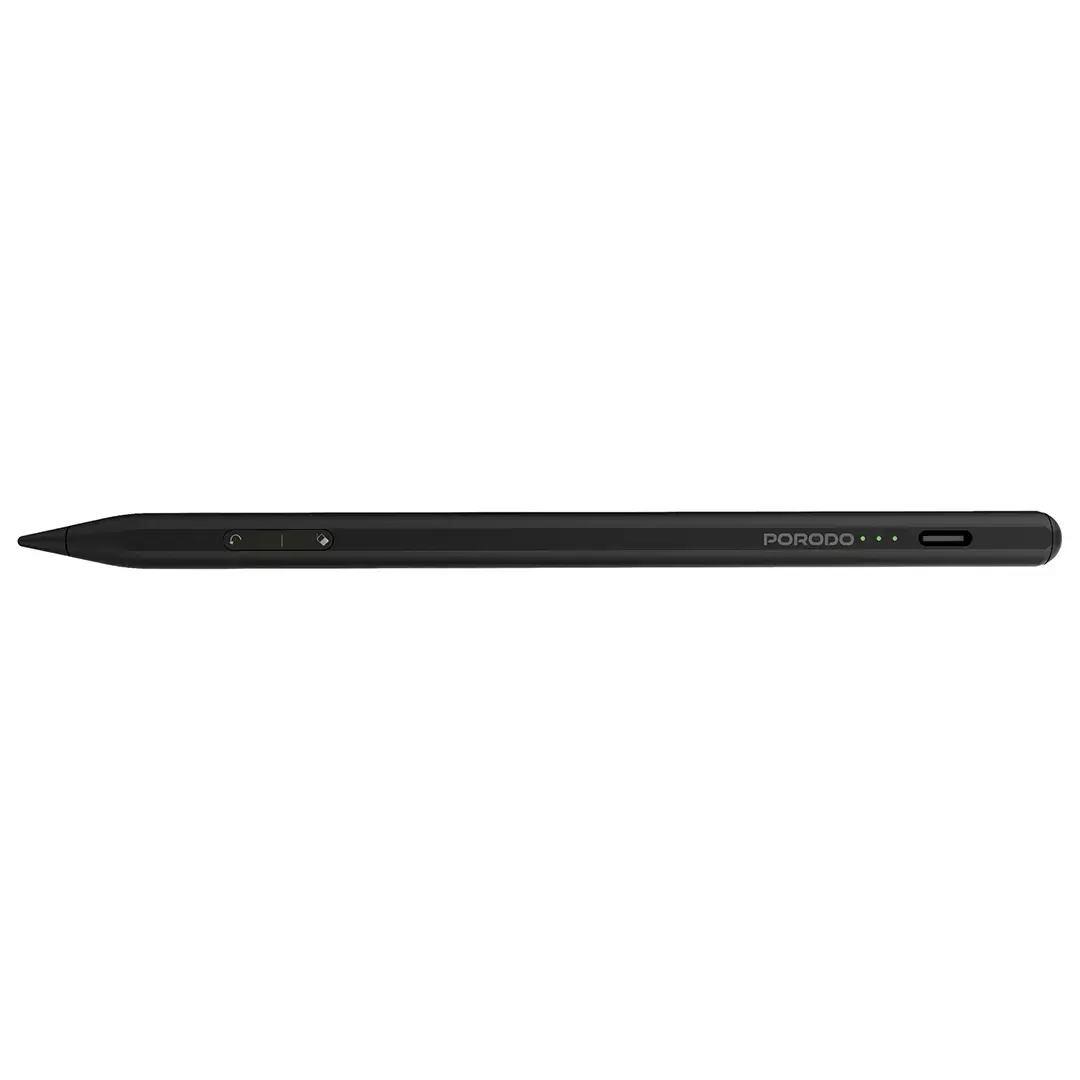 PORODO MAGNETIC STYLUS IPAD PEN COMPATIBLE WITH 2018-2025 MODELS BLACK PDWKZP027BK - Image 3