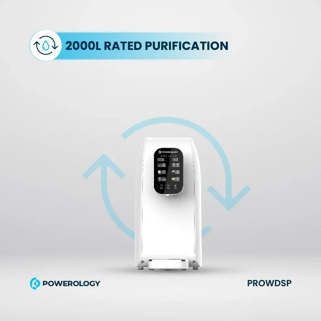 POWEROLOGY REVERSE OSMOSIS WATER PURIFIER AND DISPENSER WHITE PROWDSP - Image 7