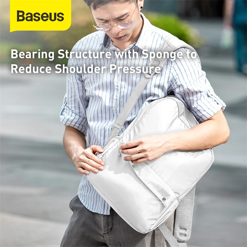 BASEUS BASICS SERIES 13 COMPUTER BACKPACK BUFF LBJN-E02 - Image 2