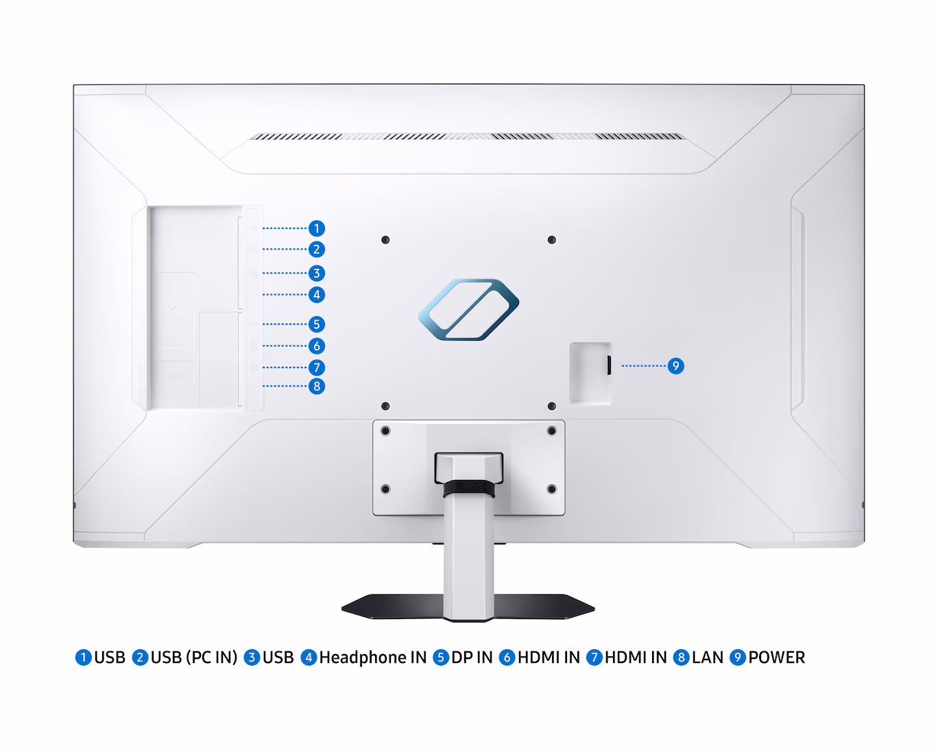 SAMSUNG ODYSSEY 43 INCH NEO G7 UHD 1MS 144HZ FLAT GAMING MONITOR BLACK LS43CG700NMXUE - Image 8