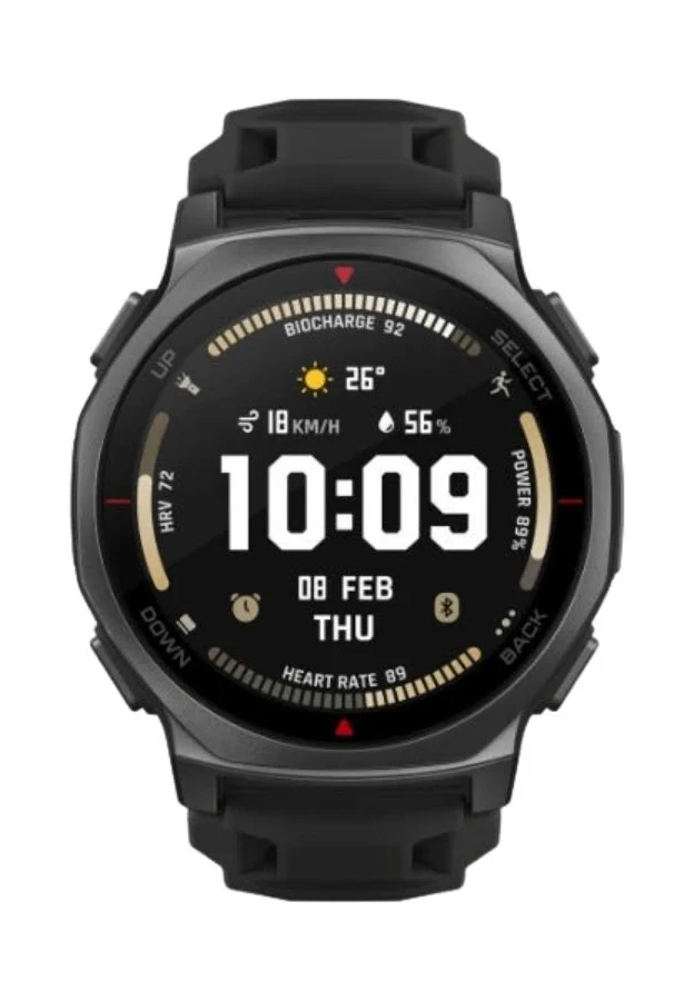 AMAZFIT T-REX 3 PRO 48MM SMART WATCH TACTICAL BLACK A2444 - Image 7