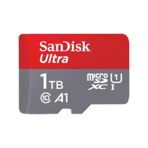 SANDISK ULTRA A1 MICROSDXC UHS-I CARD WITH ADAPTER 1TB SPEED UP TO 150 MBS SDSQUAC-1TOO-GN6MA