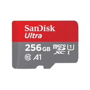 SANDISK ULTRA A1 MICROSDXC UHS-I CARD WITH ADAPTER 256GB SPEED UP TO 150 MBS SDSQUAC-256G-GN6MA