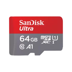 SANDISK ULTRA A1 MICROSDXC UHS-I CARD WITH ADAPTER 64GB SPEED UP TO 140 MBS SDSQUAB-064G-GN6MA
