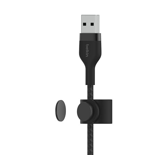 BELKIN BOOST CHARGE PRO FLEX USB A CABLE WITH LIGHTNING CONNECTOR BLACK CAA010BT3MBK - Image 5