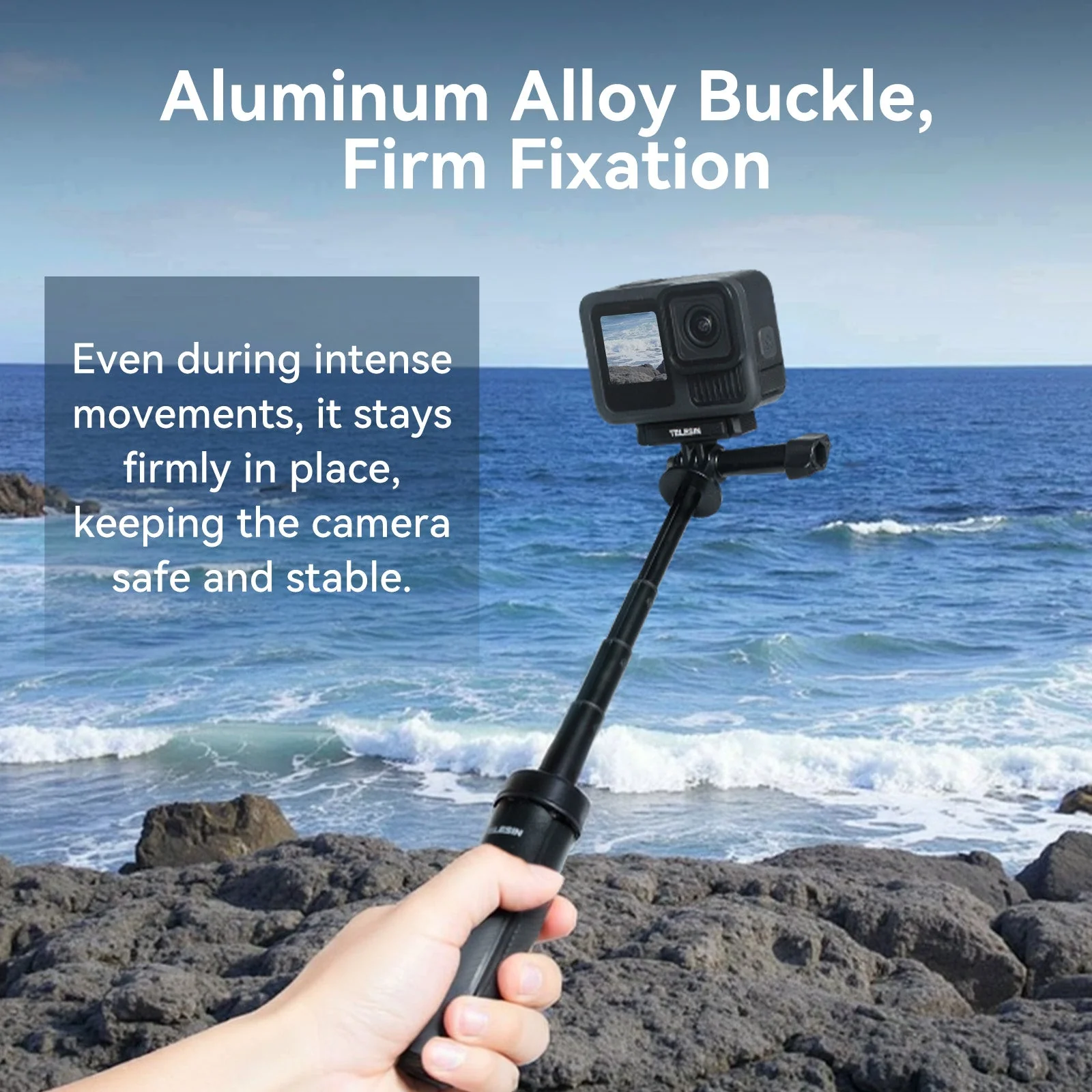 TELESIN GOPRO HERO 13 MAGNETIC RELEASE MOUNT S7-JBK-08-TGP - Image 5
