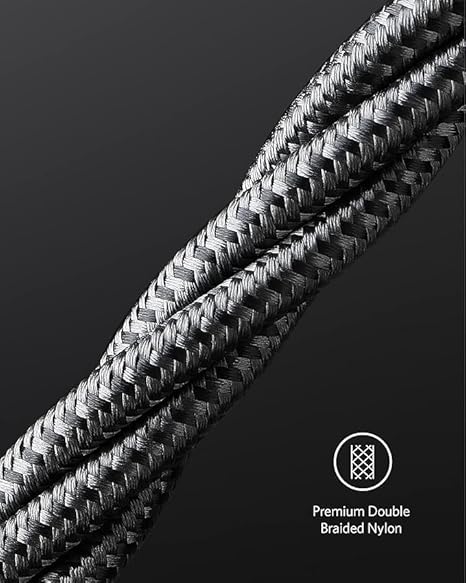 ANKER 322 USB C TO USB C 6FT 60W NYLON CABLE BLACK A8753H11 - Image 6