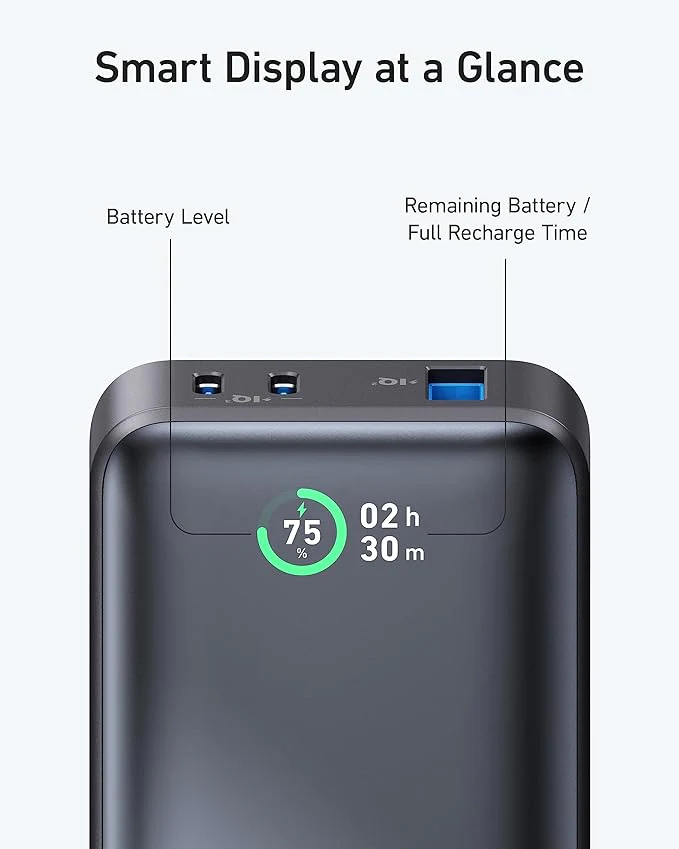 ANKER 533 POWERCORE 30W 10000MAH POWER BANK BLUE A1256H31 - Image 8
