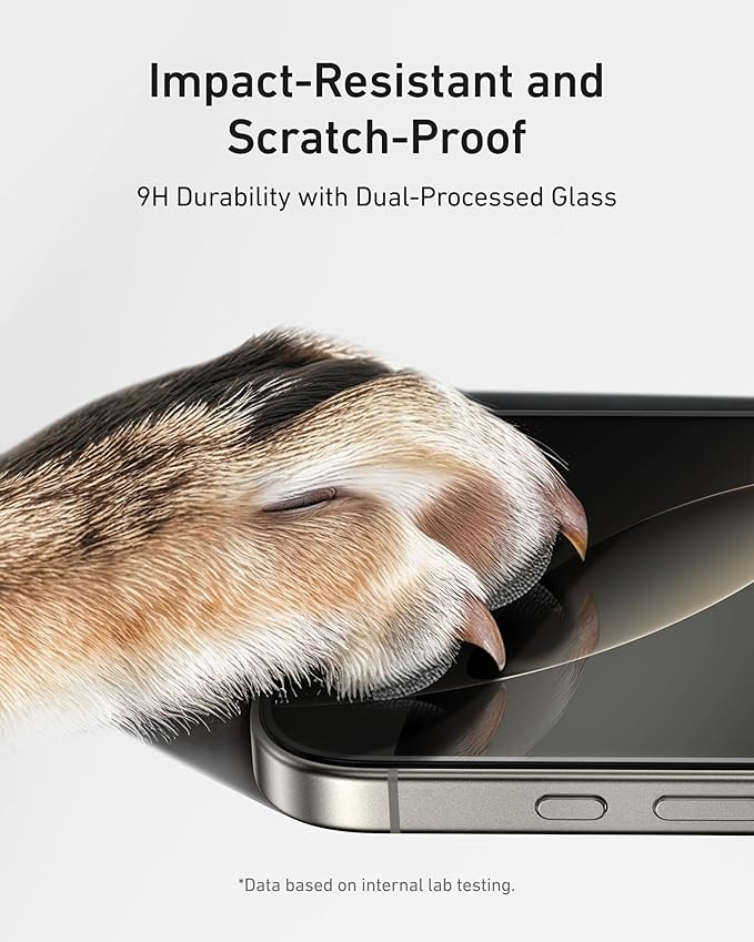 ANKER IPHONE 16 PRO MAX EASY FIT SCREEN PROTECTOR KIT HD 2-PACK A720AH0C - Image 5
