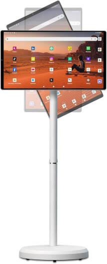 EPICARMA 32 INCH SMART PORTABLE MOVABLE MONITOR WITH ANDROID 15.0 WHITE EA-PTMP32-WH - Image 2