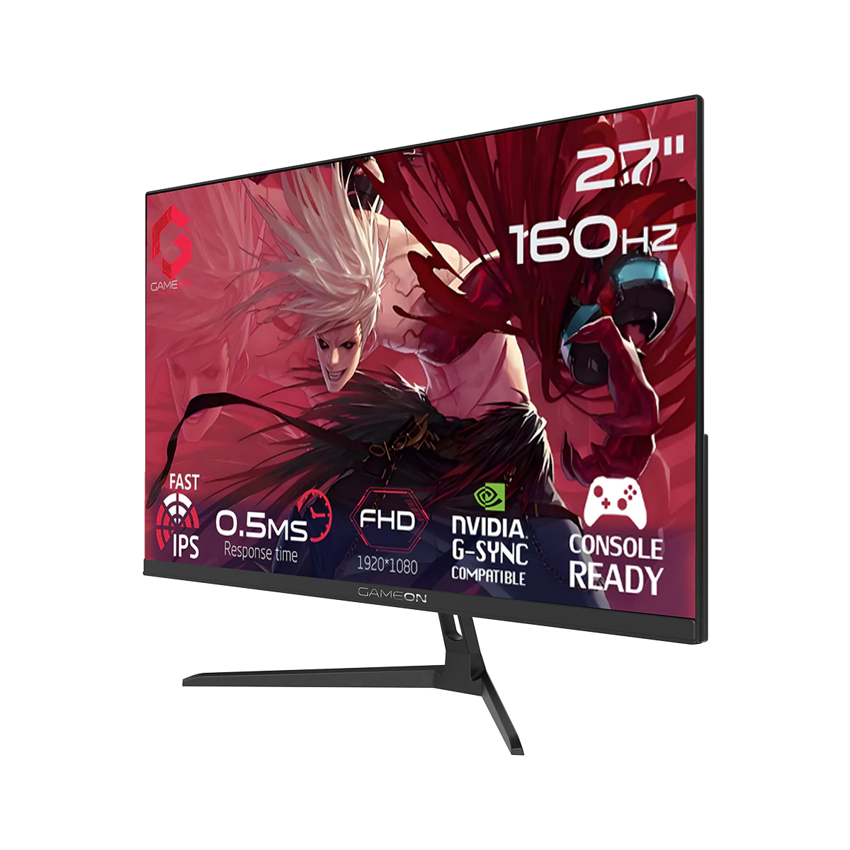 GAMEON ESSENTIAL 27 INCH 160HZ 0.5MS FAST IPS GAMING MONITOR BLACK GOES27FHD160IPS - Image 3