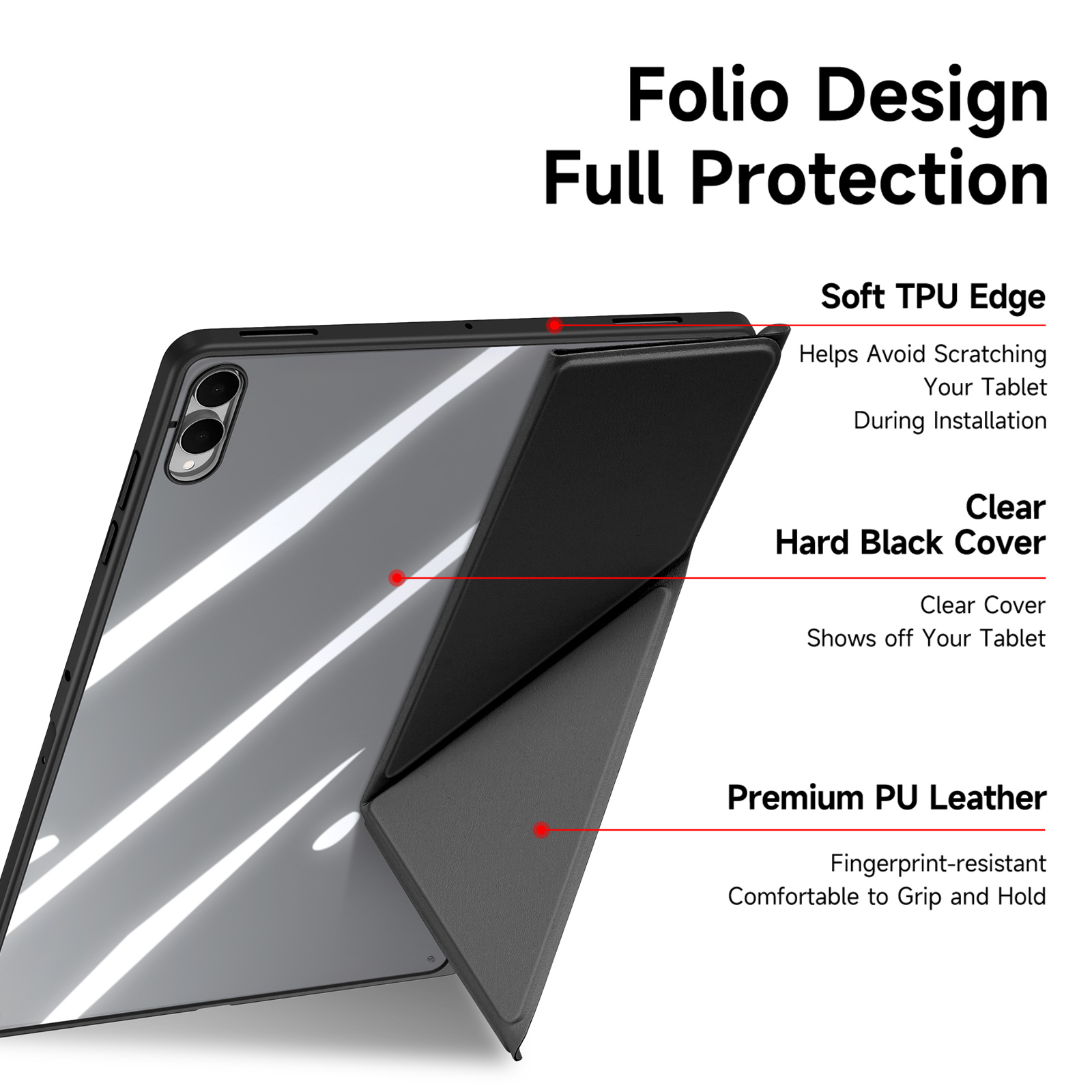 DUXDUCIS SAMSUNG TAB S10 ULTRA/S9 ULTRA/S8 ULTRA MAGI CASE GRAY MAGI0072 - Image 3