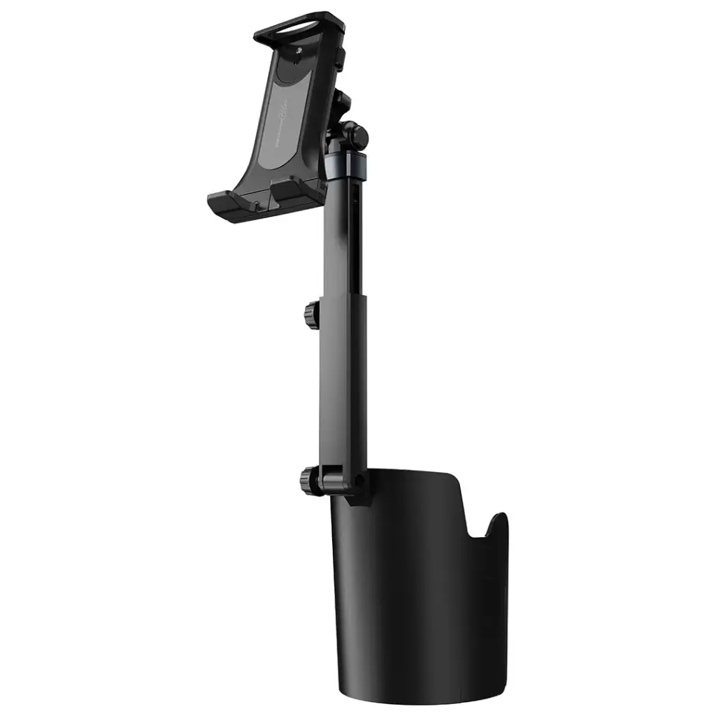 PORODO BLUE CRADLE CAR CUP PHONE HOLDER ADJUSTABLE ARM BLACK PBLE01BK - Image 2