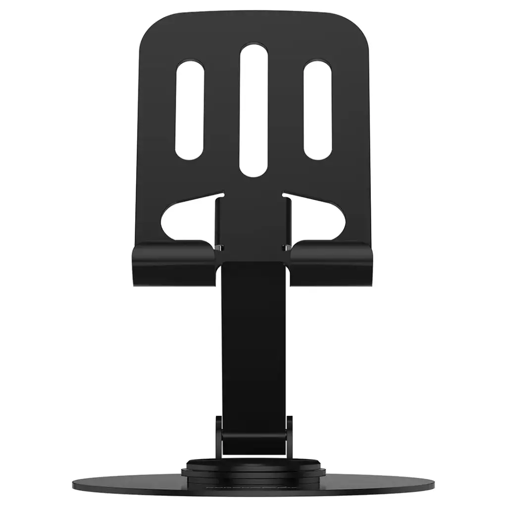 PORODO BLUE DESKTOP PHONE HOLDER 360 ROTATING BASE BLACK PBW02BK - Image 3