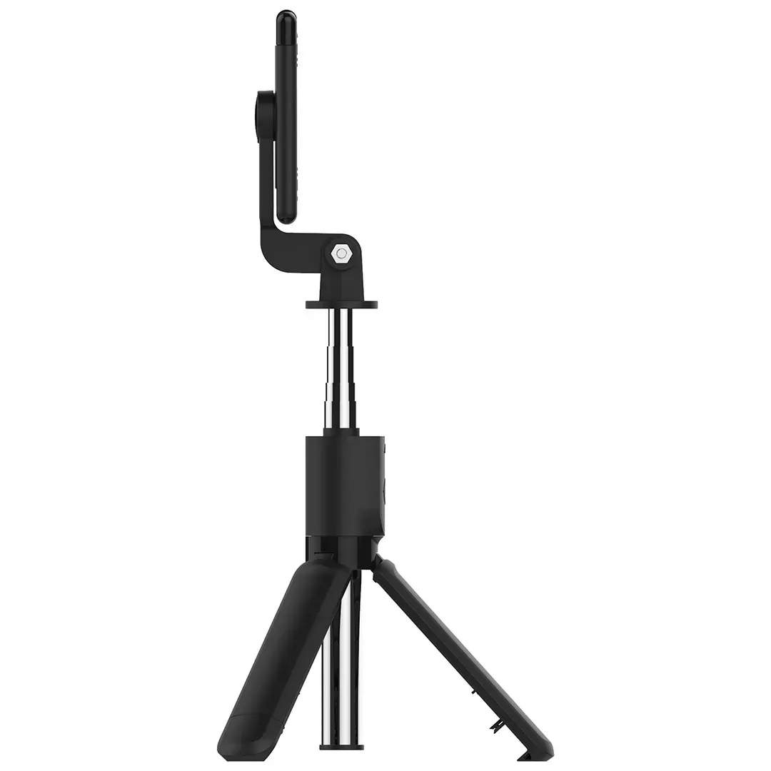 PORODO BLUE FLEXI TRIPOD SELFIE STICK WITH FOLDABLE TRIPOD BLACK PBS03SSTBK - Image 3