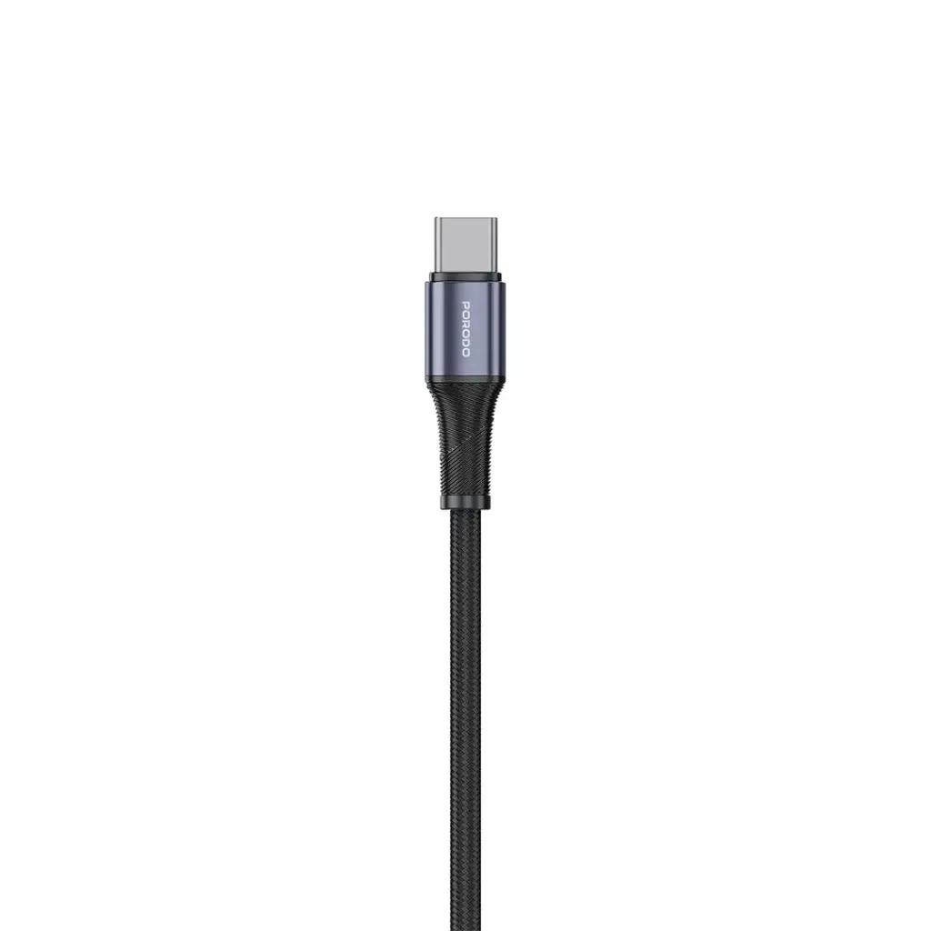 PORODO GAN 100W MULTI PORT WALL CHARGER TYPE C TO TYPE C CABLE BLACK PDFWCH073CBK - Image 4