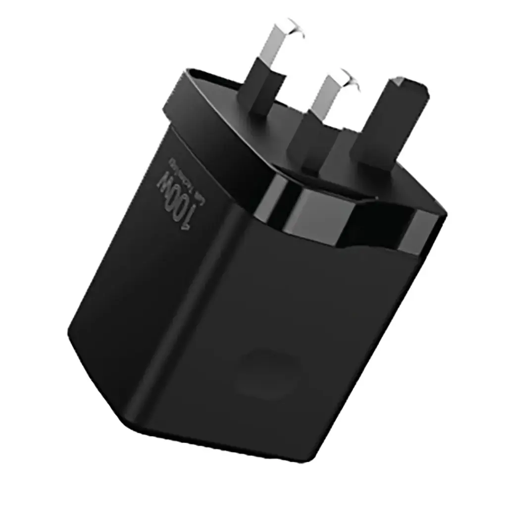 PORODO GAN 100W MULTI PORT WALL CHARGER TYPE C TO TYPE C CABLE BLACK PDFWCH073CBK - Image 2