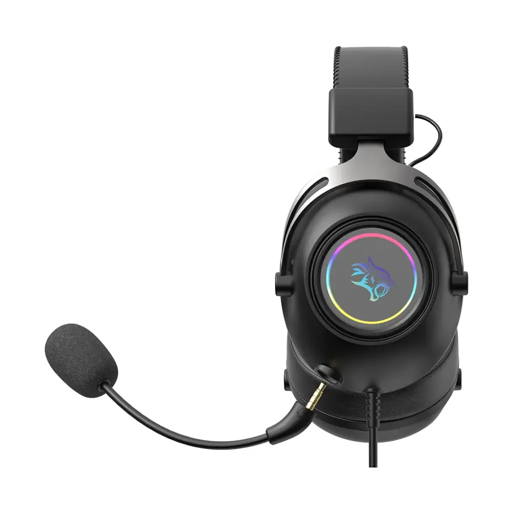 PORODO GAMING INFINITY MIRROR RGB GAMING HEADSET BLACK PDXSTGHS759BK - Image 2