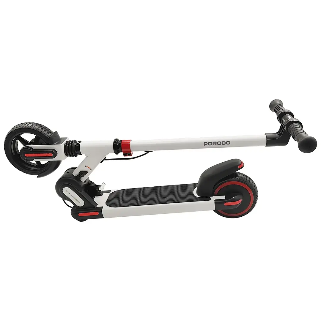 PORODO VIM KIDS ELECTRIC SCOOTER 150W 5-8KM WHITE PDLFSTJL019WH - Image 3