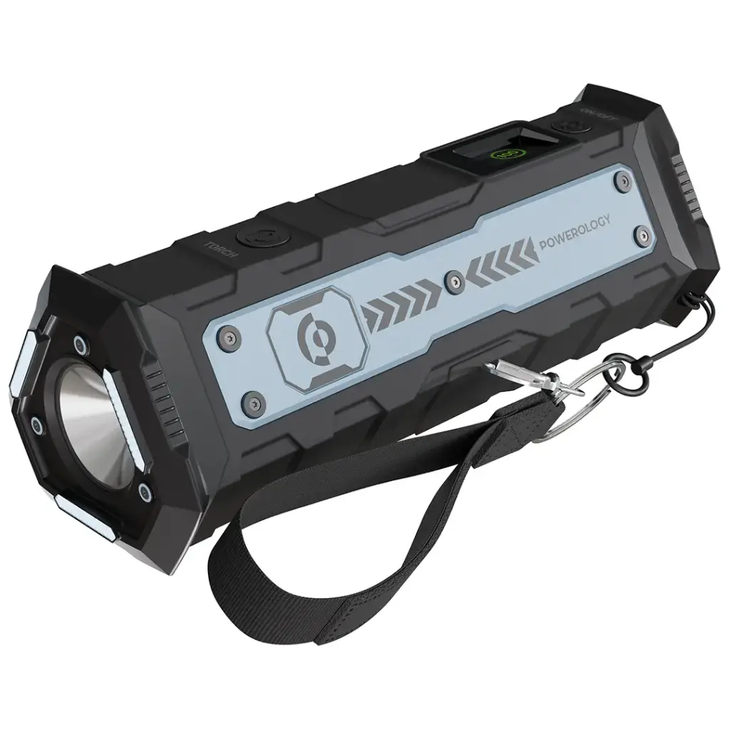 POWEROLOGY TORCHPOWER 20000MAH POWER BANK BUILT IN FLASHLIGHT BLACK PPBCHA91BK - Image 3