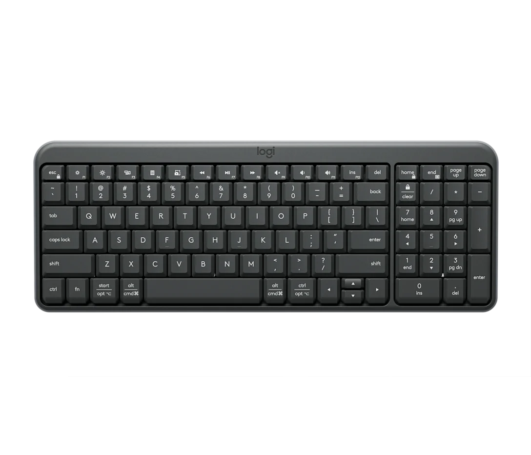 LOGITECH K250 COMPACT WIRELESS KEYBOARD ARABIC BLACK 920-013463 - Image 2