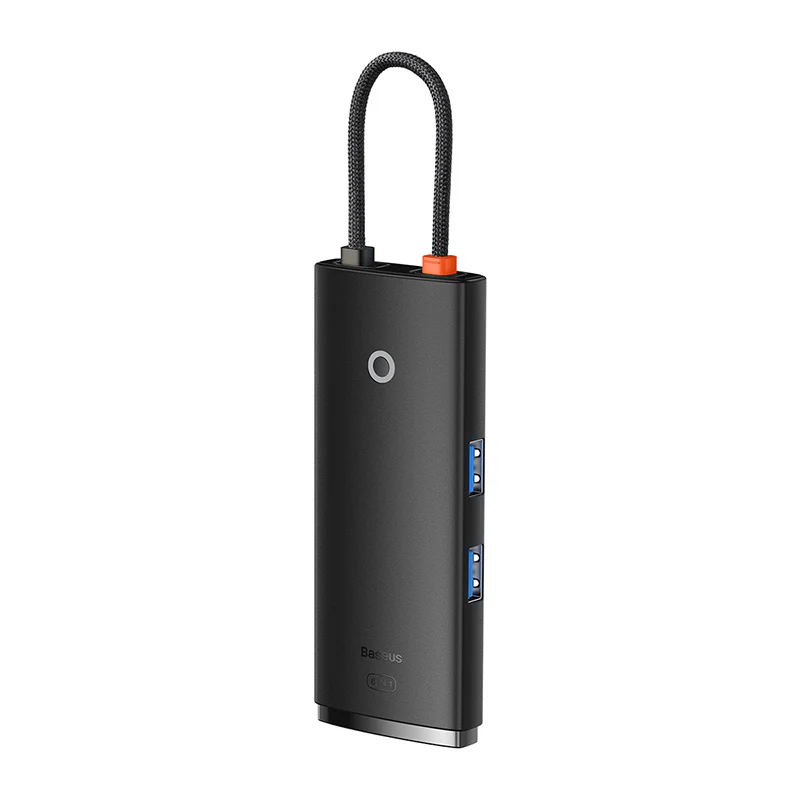 BASEUS LITE SERIES 6 PORT TYPE C HUB DOCKING STATION BLACK BS-0H019 - Image 5