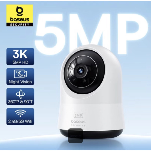 BASEUS SECURITY P1 PRO SERIES INDOOR CAMERA 3K UK MOON WHITE S0TV022133 - Image 11