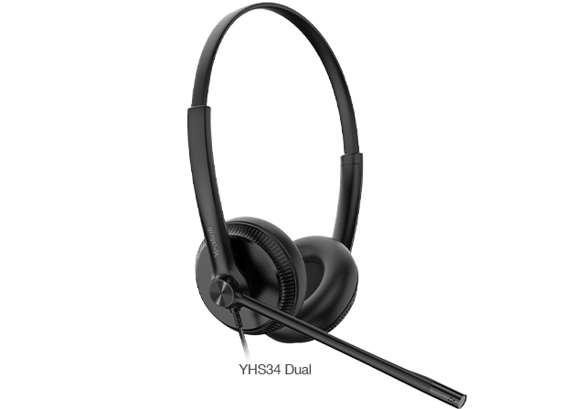 YEALINK MONO WIRE BAND MONO WIRED HEADSET YHS34 - Image 2