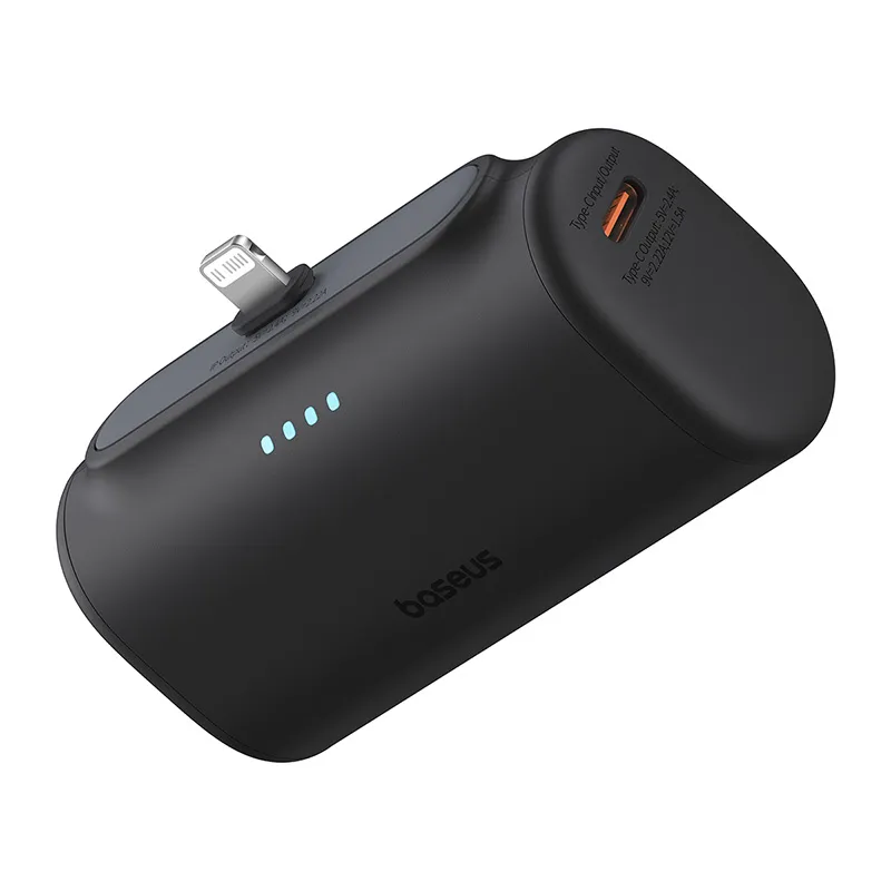 BASEUS COMPACT FAST CHARGING POWER BANK TYPE C EDITION 5000MAH 20W CLUSTER BLACK P10068306113-00-BK - Image 2