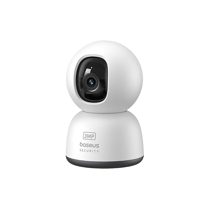 BASEUS SECURITY P1 LITE SERIES INDOOR CAMERA 2K UK MOON WHITE S0TV002133 - Image 2
