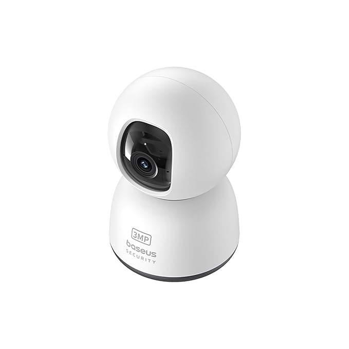 BASEUS SECURITY P1 LITE SERIES INDOOR CAMERA 2K UK MOON WHITE S0TV002133 - Image 5