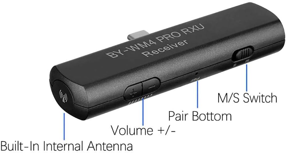 BOYA WIRELESS MICROPHONE TYPE-C CONNECTOR BY-WM4 PRO K5 - Image 6