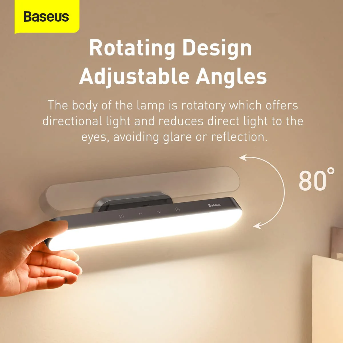 BASEUS MAGNETIC CHARGING DESK LAMP DARK GRAY DGXC-C0G - Image 5