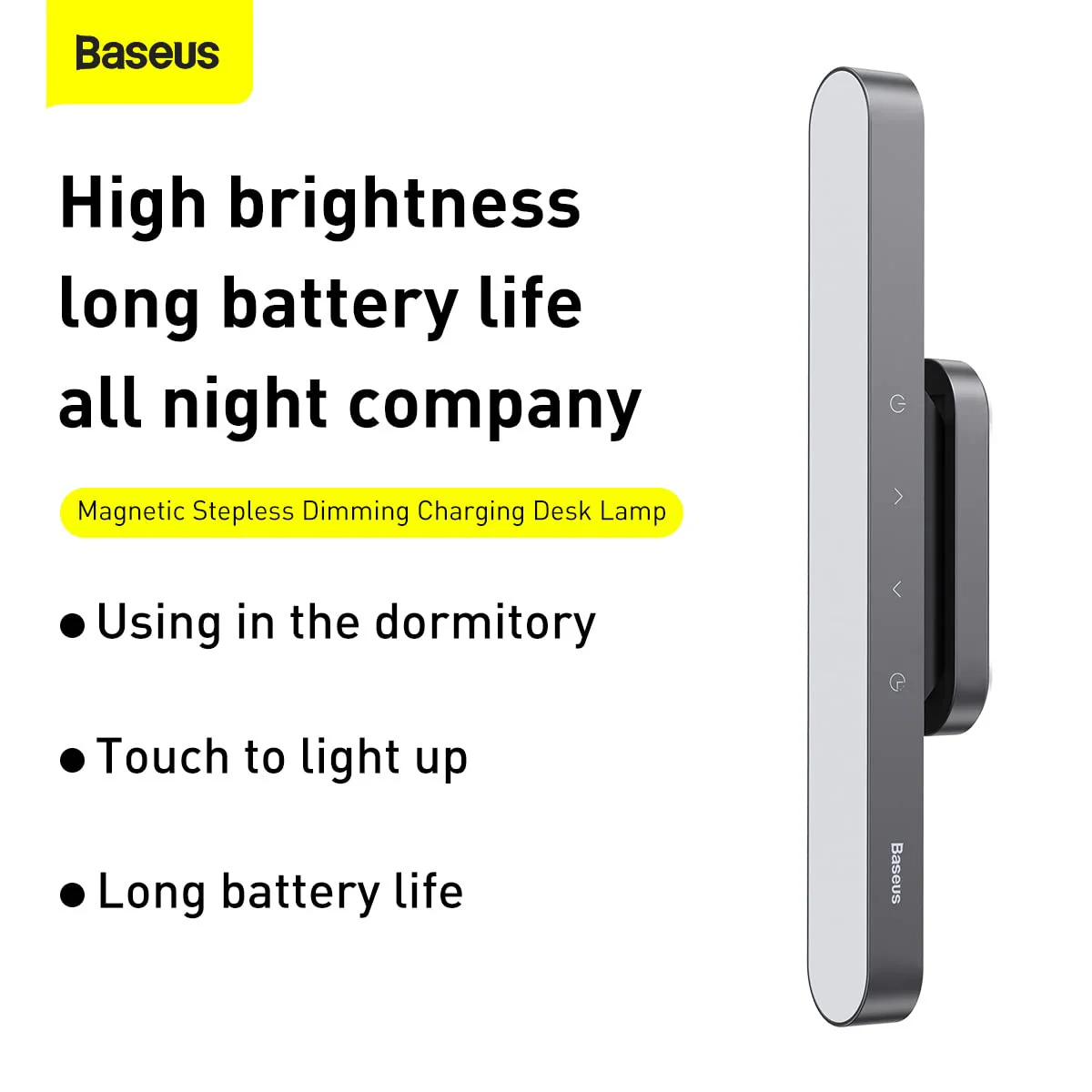 BASEUS MAGNETIC CHARGING DESK LAMP DARK GRAY DGXC-C0G - Image 6