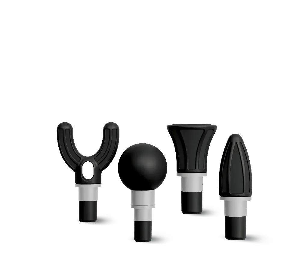 PORODO LIFESTYLE EASEON HANDHELD MASSAGER BLACK-GRAY PDLFSTJ14BKGY - Image 2