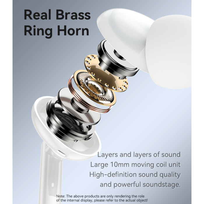 YESIDO HEAVY BASS 3.5MM AUX HEADSET WHITE YH46 - Image 4