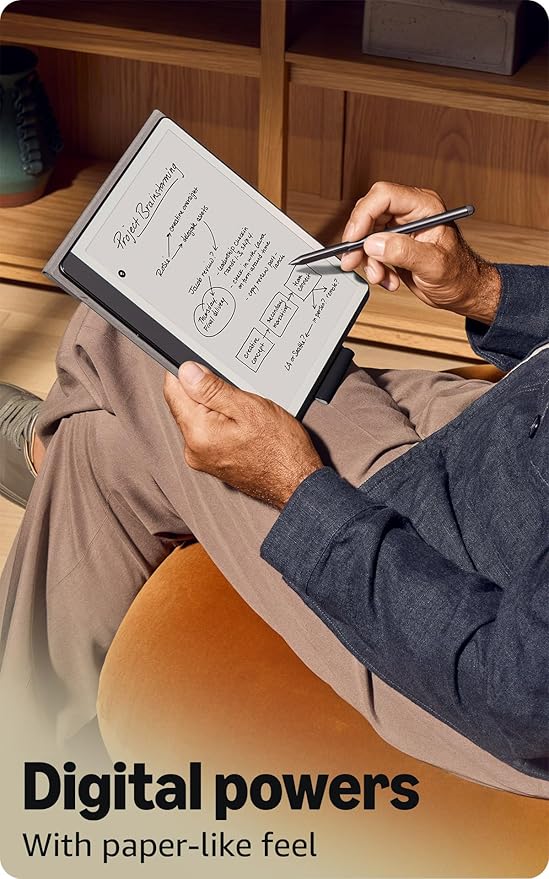 AMAZON KINDLE SCRIBE 10.2 INCH 64GB WITH PREMIUM PEN TUNGSTEN GREY C4A6T4 - Image 4
