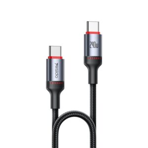 YESIDO 240W USB-C TO USB-C CABLE 2M BLACK CA186